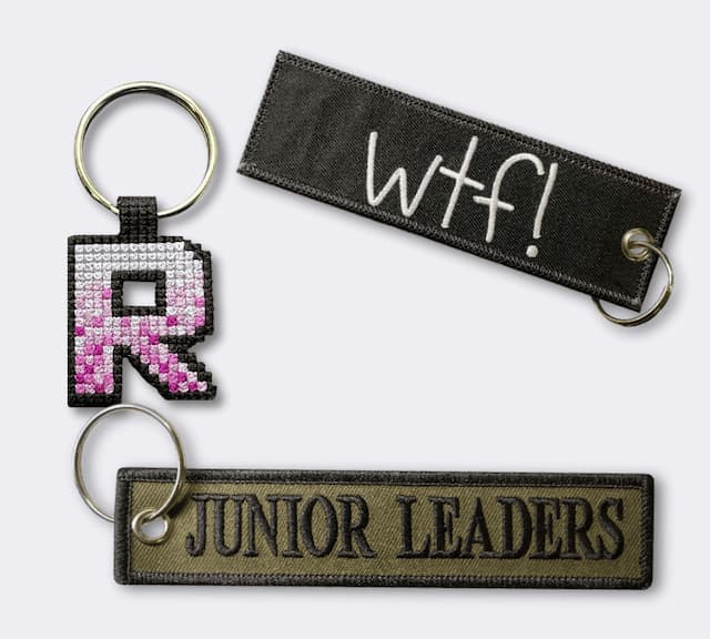 Embroidered Keyring